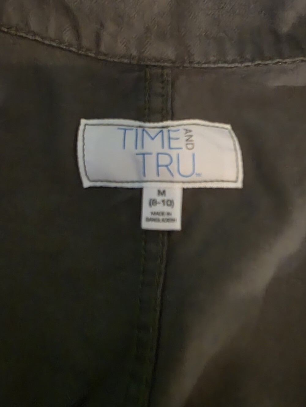 Army Green Utility Type Jacket - Picture 4 of 4